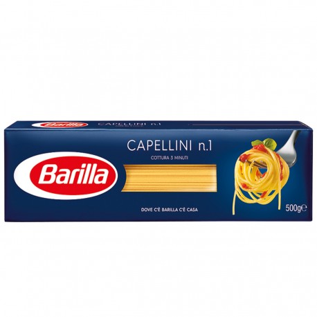BARILLA I Classici Capellini N.1 500 Grammi Cottura 3 Minuti