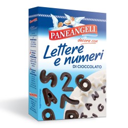 PANEANGELI LETTERS AND NUMBERS OF CHOCOLATE gr.60