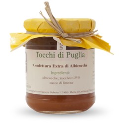 Confettura Extra di Albicocche Tocchi di Puglia in Vasetto da 260 grammi
