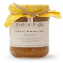 Jam of Oranges and Walnuts in Jar of 260 grams by the organic farm Tocchi di Puglia
