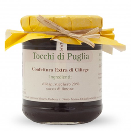 Confettura Extra di Ciliege Tocchi di Puglia in Vasetto da 260 grammi