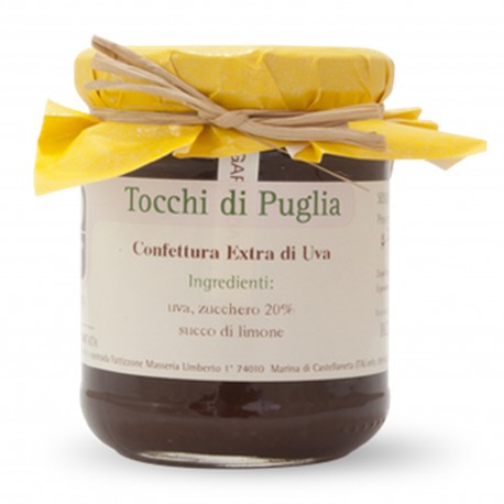 Confettura Extra di Uva Tocchi di Puglia in Vasetto da 260 grammi