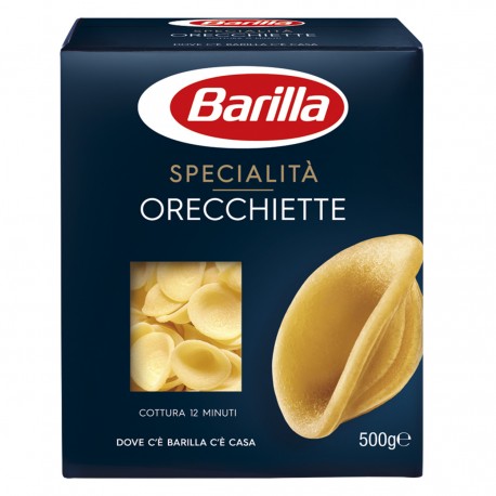 BARILLA Le Specialita' Orecchiette Pugliesi Cottura 12 Minuti 500 Grammi