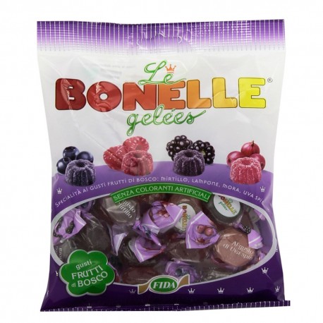 Le Bonelle Soft Candies Taste Fruits of Wood 160 Grams Pack