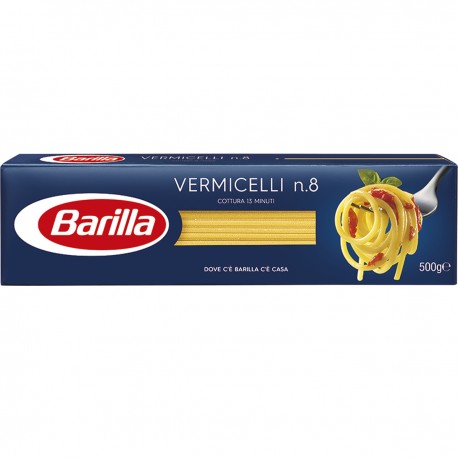 BARILLA I Classici Vermicelli N.8 500 Grammi Cottura 13 Minuti