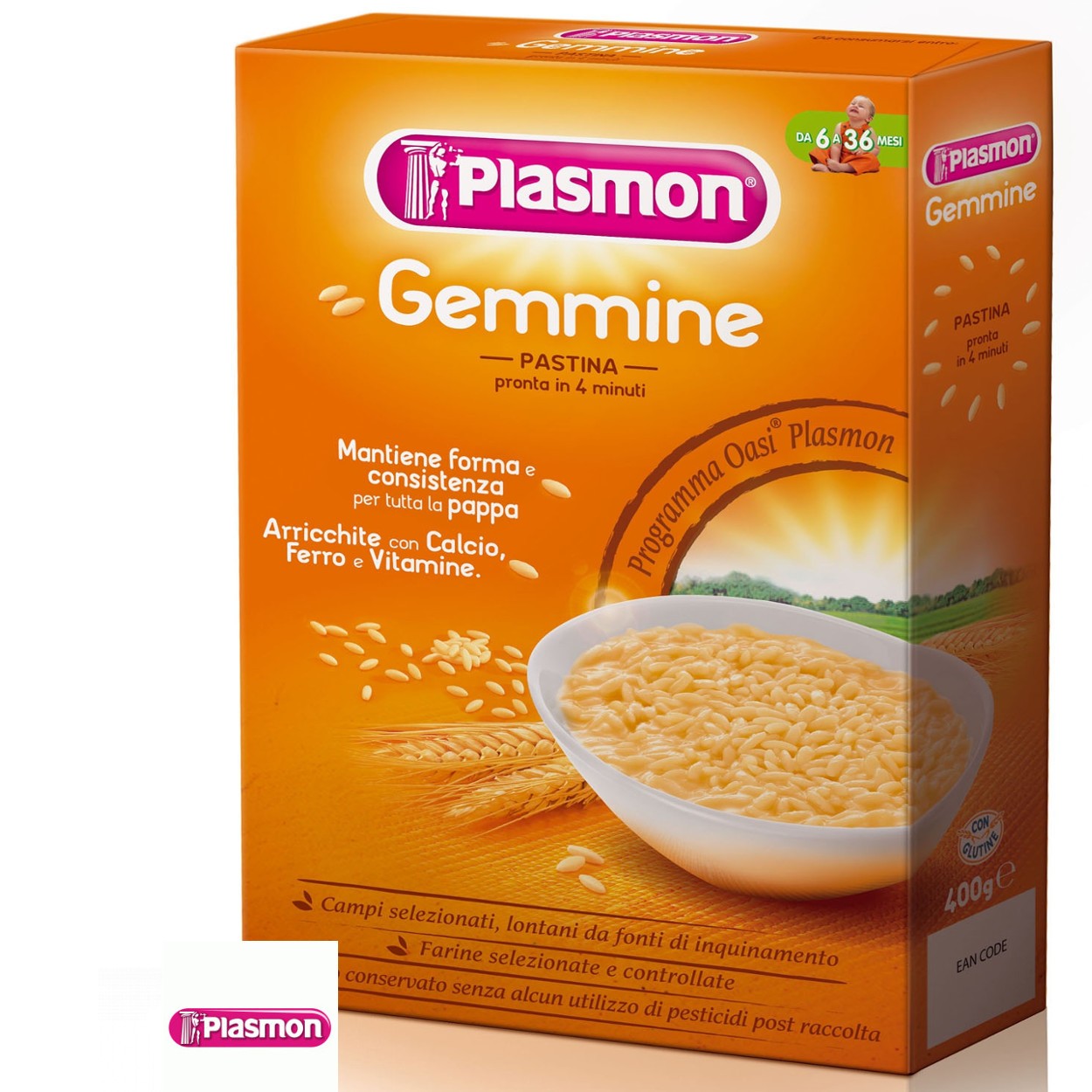 Plasmon Pastina Gemmine 340 gr. - Buonitaly
