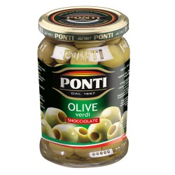 Ponti Olive Verdi Snocciolate in Vaso da 680 Grammi