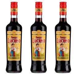 Multipack 3 Pz Amaro Lucano Tradizione Italiana Amari Liquore a Base Di Erbe