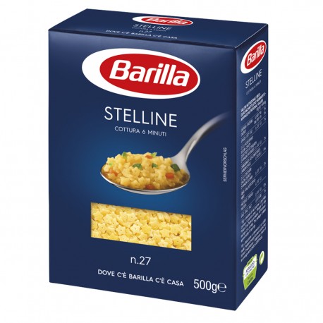 BARILLA I Classici Stelline N. 27 Cottura 7 Minuti 500 Grammi