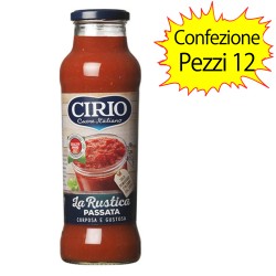 Cirio the Rustica Passata Corposa and Tasty 12 Pack of 680 gr each