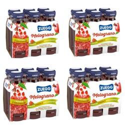 Zuegg Juice with Pomegranate Pack of 24 Glass Bottles of 125 Milliliters