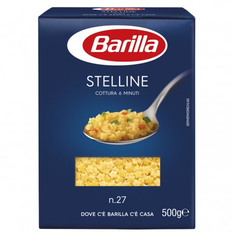 BARILLA I Classici Stelline N. 27 Cottura 7 Minuti 500 Grammi