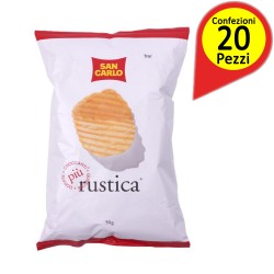 San Carlo Rustic Chips Package of 20 Packs of 50 Grams Each