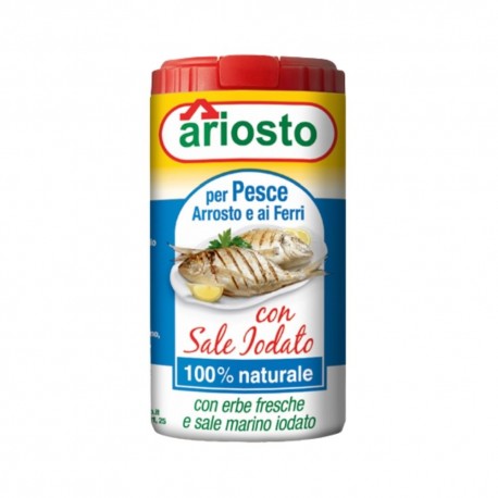 Ariosto for Roasted Fish and Iron with Iodized Salt 80 Grams