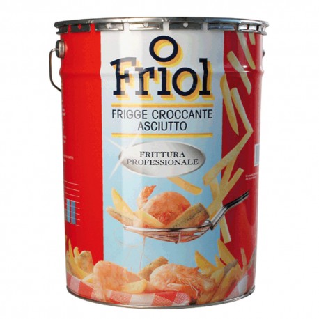 Friol Oil To Fry Seeds Tins of 25 liters Professional Frying Crisp Dry