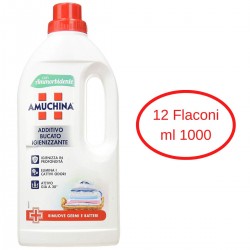 Amuchina Additivo Bucato Igienizzante confezione 12 flaconi da litri 1