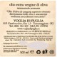 Olio di Oliva Extravergine Peranzana Pugliese Litri 5 100% Italiano