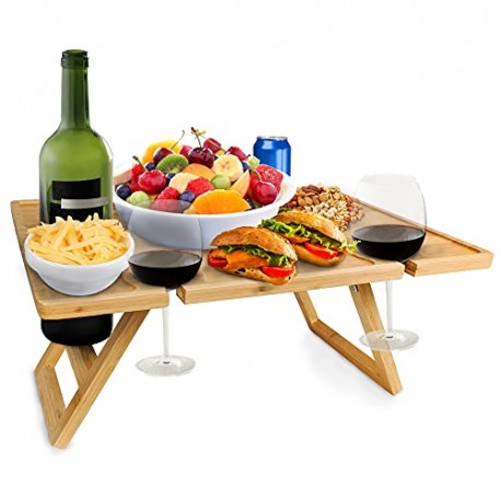 SNDMOR tavolo da picnic portatile per vino rosso-tavolo da picnic mini-tavolo da campeggio da spiaggia all'aperto-tavolo da picn