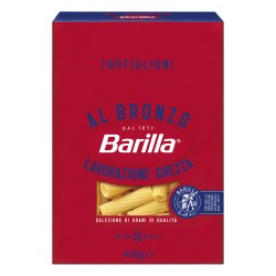 Barilla Tortiglioni Pasta Trafilata al Bronzo Confezione da 400 grammi