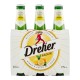 Dreher Radler Birra al Limone Confezione da 3 Bottiglie di Vetro da 33 cl Ciascuna