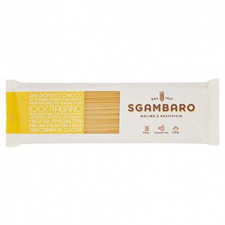 Pasta Sgambaro - Spaghettini N. 3 - 100% grano duro italiano - 500 gr