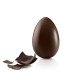 Venchi - Uovo di Cioccolato Fondente 60% Collezione Petali di Primavera con Sorpresa e Tovaglia, 1kg - Idea Regalo Pasqua - Senz