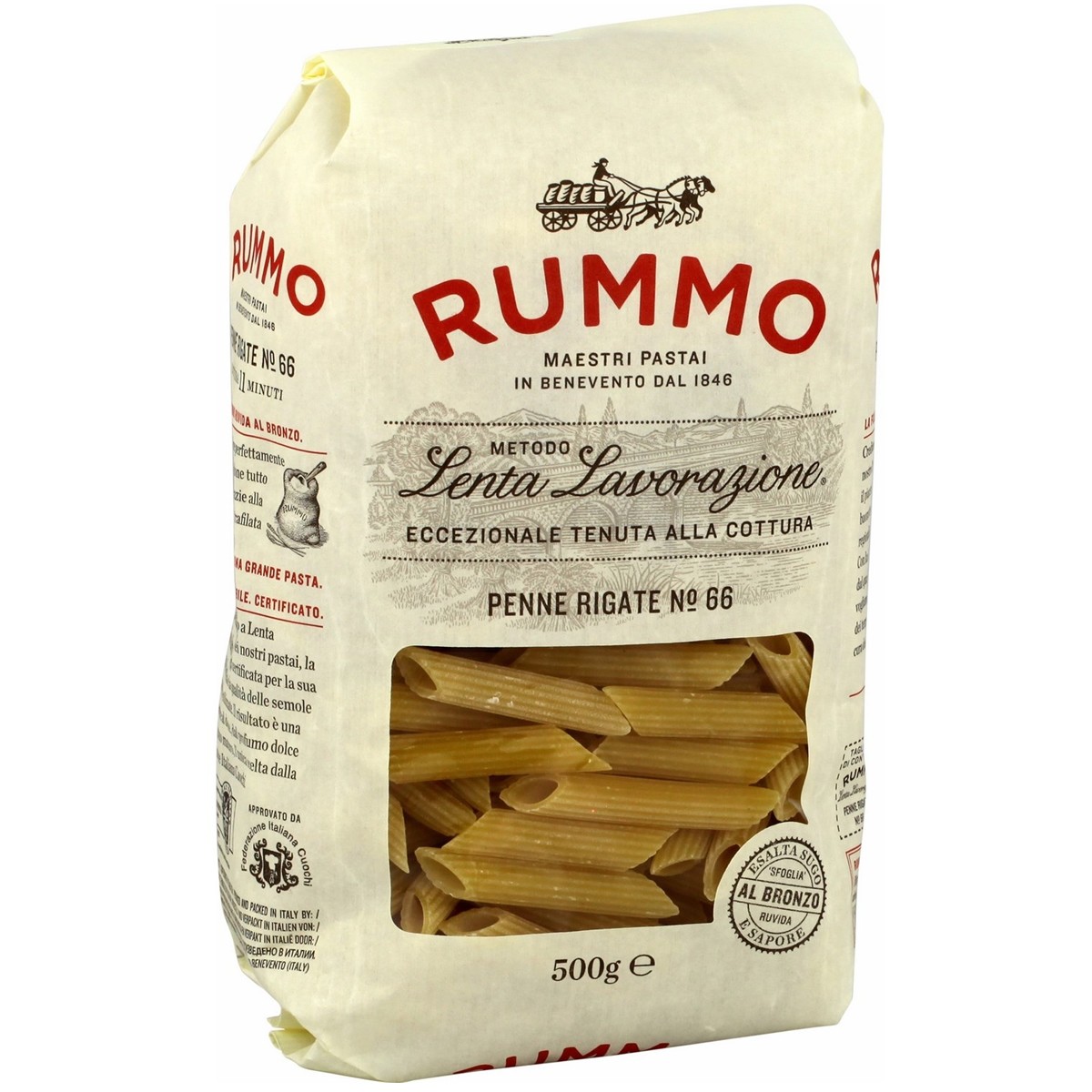 Pasta Rummo penne rigate n°66 500 gr