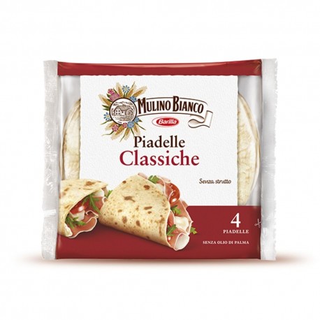 Mulino Bianco Classic Piadelle Pack of 300 Grams 4 Pearls