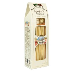 Tarall'Oro Spaghetti Al Nero Di Seppia Pasta Trafilata Al Bronzo In Confezione Da 250 Grammi