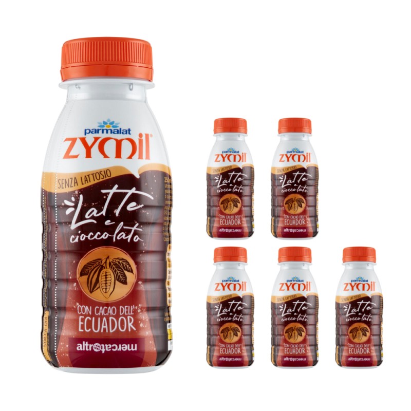 Zymil Latte E Cioccolato Con Cacao Dell'Ecuador 6 Bottiglie Da 250 Ml -  Buonitaly
