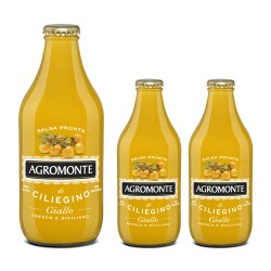 Agromonte Salsa Pronta di Ciliegino Giallo 3 Bottiglie da 330 grammi