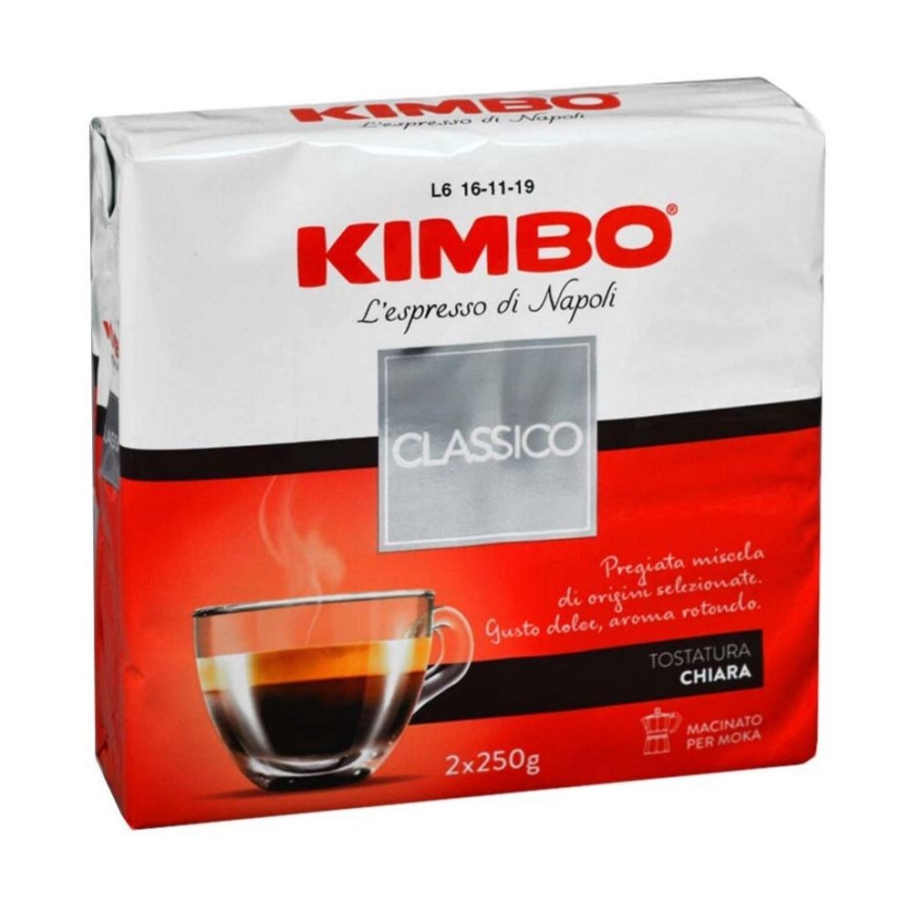 Kimbo Classico Caffe' Macinato Per Moka Confezione Da 2x250 Grammi -  Buonitaly