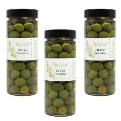 Olive Verdi Nocellara Italiane 3 Confezioni da 330g Ciascuno