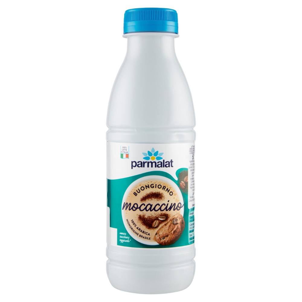 Parmalat Buongiorno Mocaccino Latte UHT in Bottiglia da 500 ml - Buonitaly