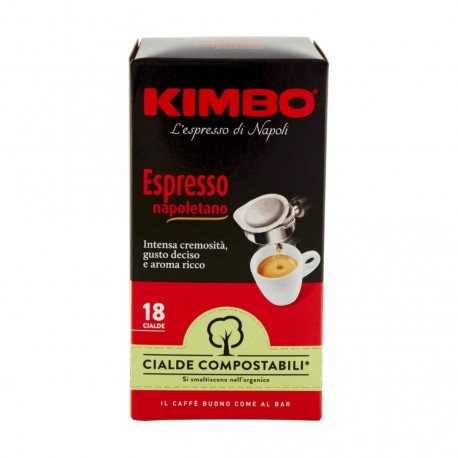Kimbo Espresso Napoletano Caffe' In Cialde Confezione Da 18 Cialde 125 Grammi
