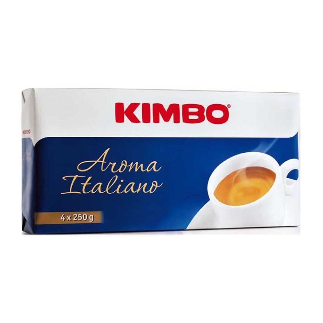 Kimbo Aroma Italiano Caffe' Macinato Per Moka Confezione Da 4x250 Grammi -  Buonitaly