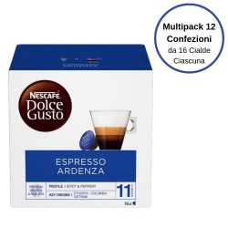 Nescafe' Dolce Gusto Espresso Ardenza Caffe' In Capsule Multipack Da 12 Confezioni Da 16 Capsule Ciascuna