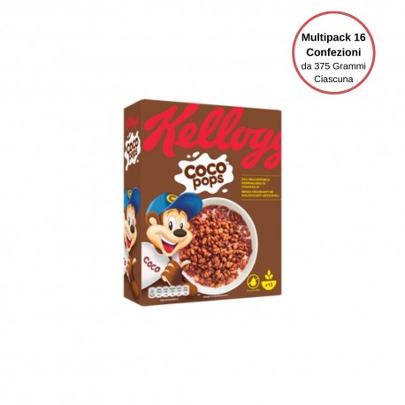 Kellogg's Coco Pops Riso Ciok Multipack Da 16 Confezioni Da 365 Grammi Ciascuna