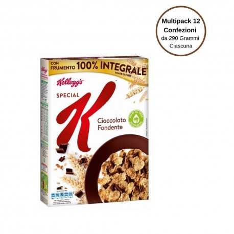 Kellogg's Special K Cioccolato Fondente Multipack Da 12 Confezioni Da 290 Grammi Ciascuna