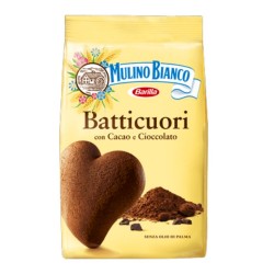 Mulino Bianco Batticuori Con Cacao E Cioccolato In Confezione Da 350 Grammi