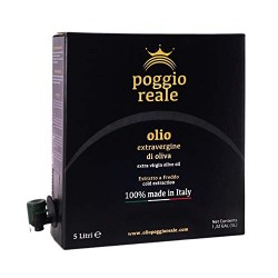 Poggio Reale Olio Extravergine di Oliva Ogliarola Bag in Box Litri 5