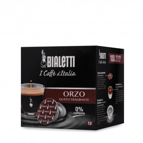 Capsule Caffe' Bialetti Orzo Confezione da 12 Capsule Espresso