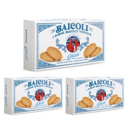 Colussi Baicoli I Famosi Biscotti Veneziani 3 Confezioni da 135 grammi