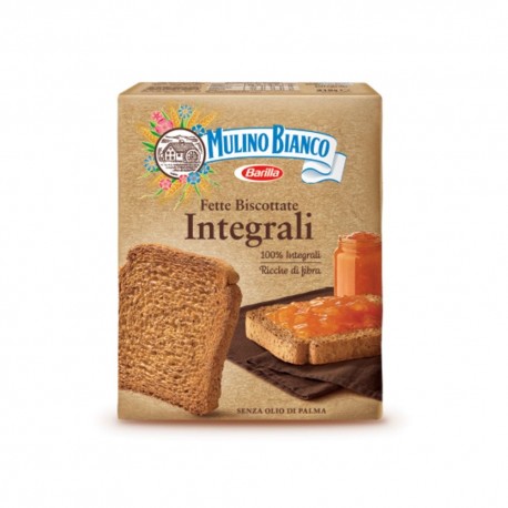 Mulino Bianco Sliced Biscuits The Integral Pack of 315 Grams