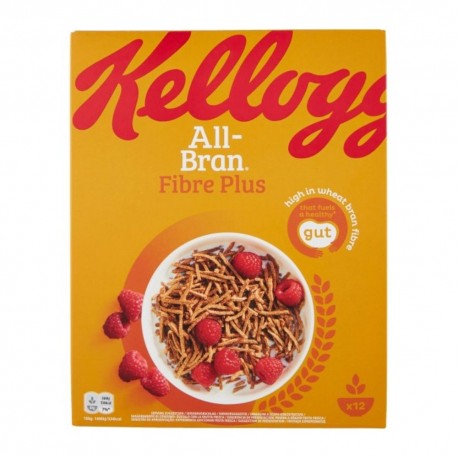 Kellogg's All-Bran Fibre Plus Bastoncini In Confezione Da 500 Grammi