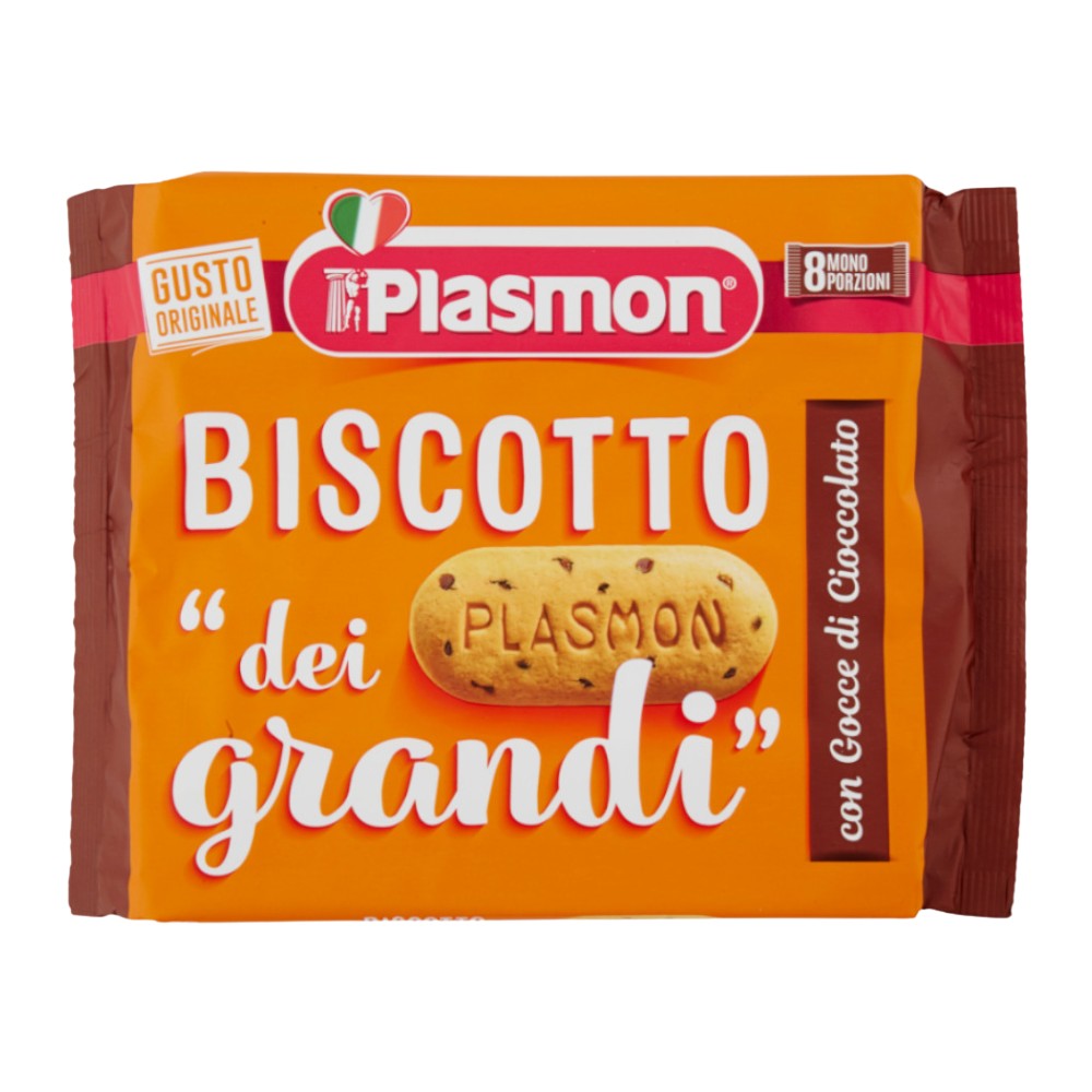 Plasmon Biscotto dei Grandi con Gocce di Cioccolato Confezione 270 grammi -  Buonitaly