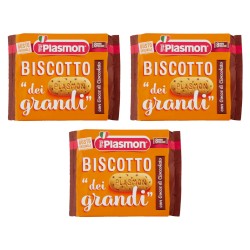 Plasmon Biscotto dei Grandi con Gocce di Cioccolato 3 Confezioni Da 270 grammi