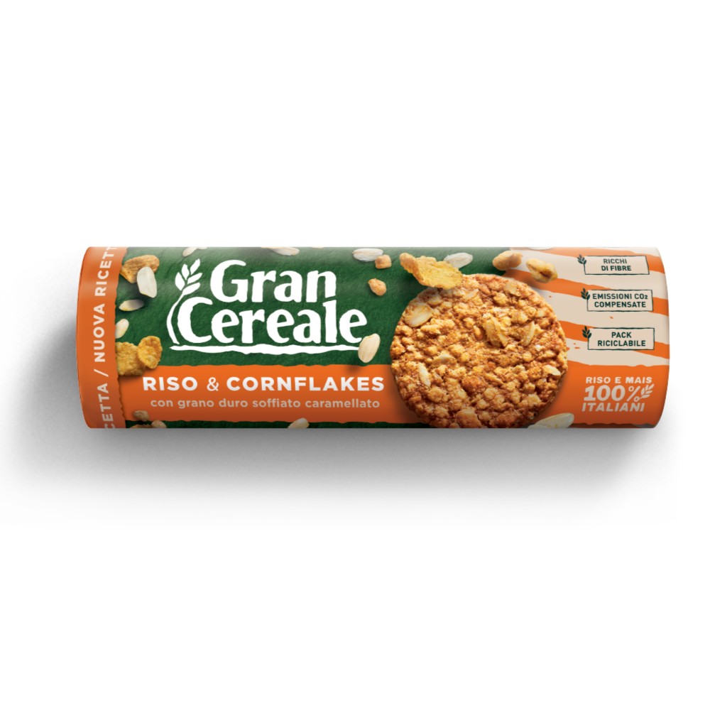 Barilla Gran Cereale Biscotto Croccante Con Riso e Cornflakes 230 Grammi -  Buonitaly