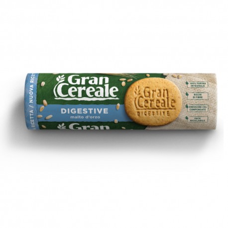 Barilla Gran Cereale Biscotto Digestive Con Malto D'Orzo Da 250 Grammi