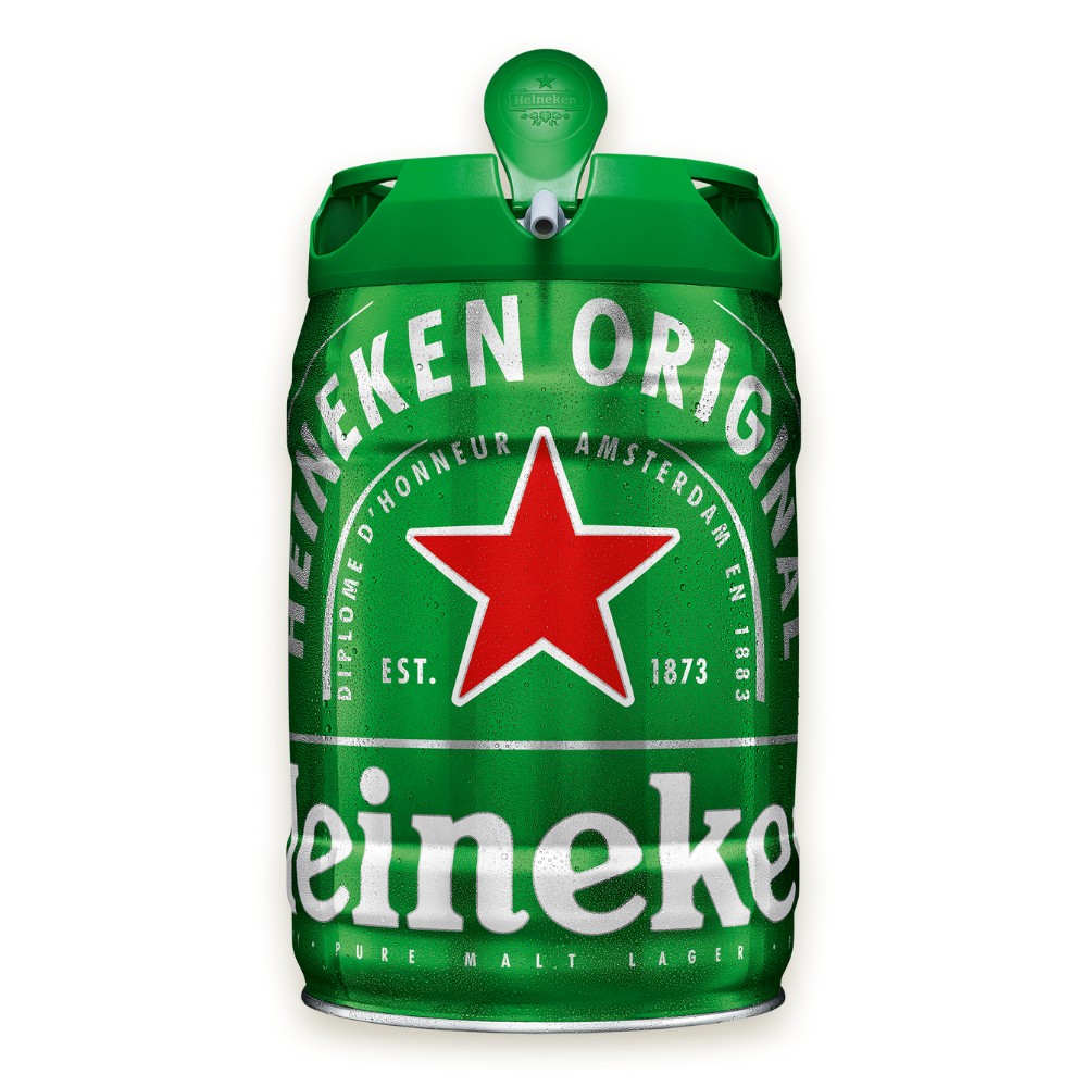 Birra Heineken Draught Keg Fusto Con Erogatore Da 5 Litri - Buonitaly